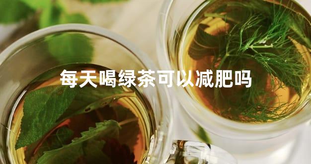 每天喝绿茶可以减肥吗